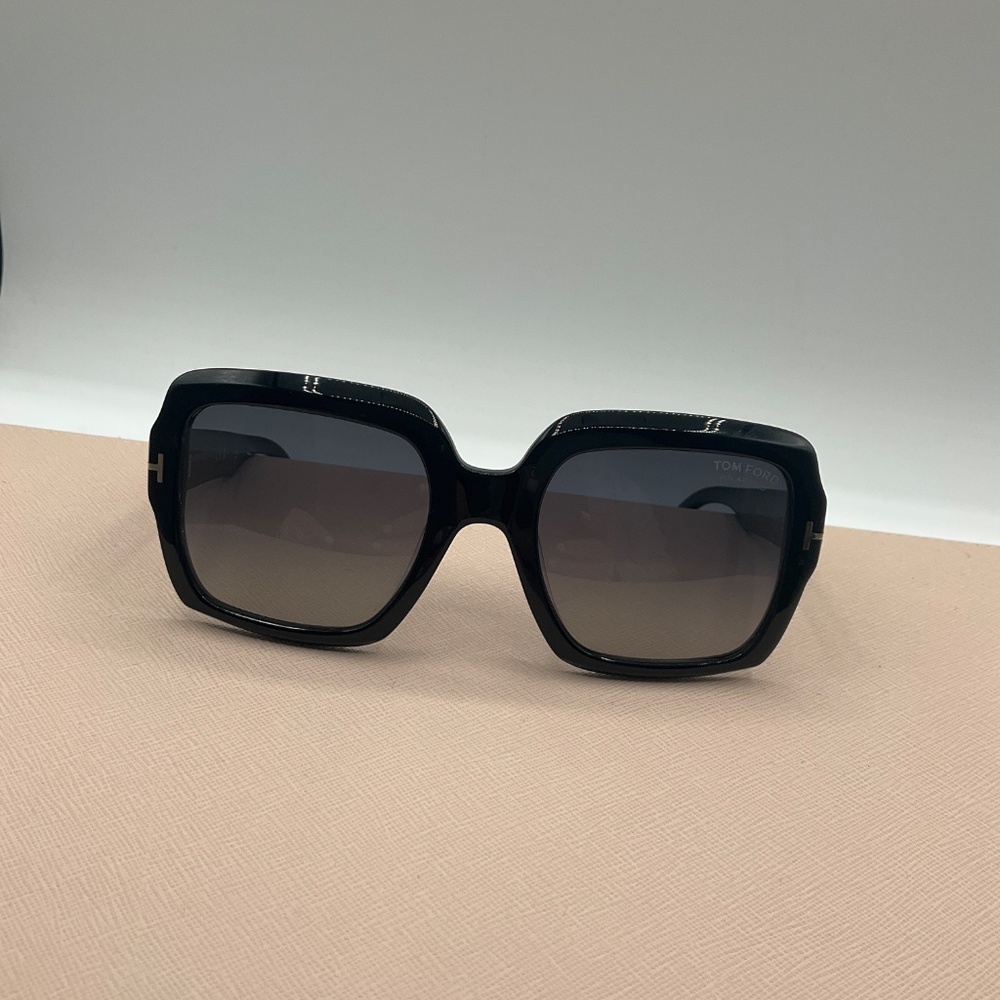 TOM FORD Kaya Beveled Acetate Square Sunglasses $490 - Picture 3 of 7
